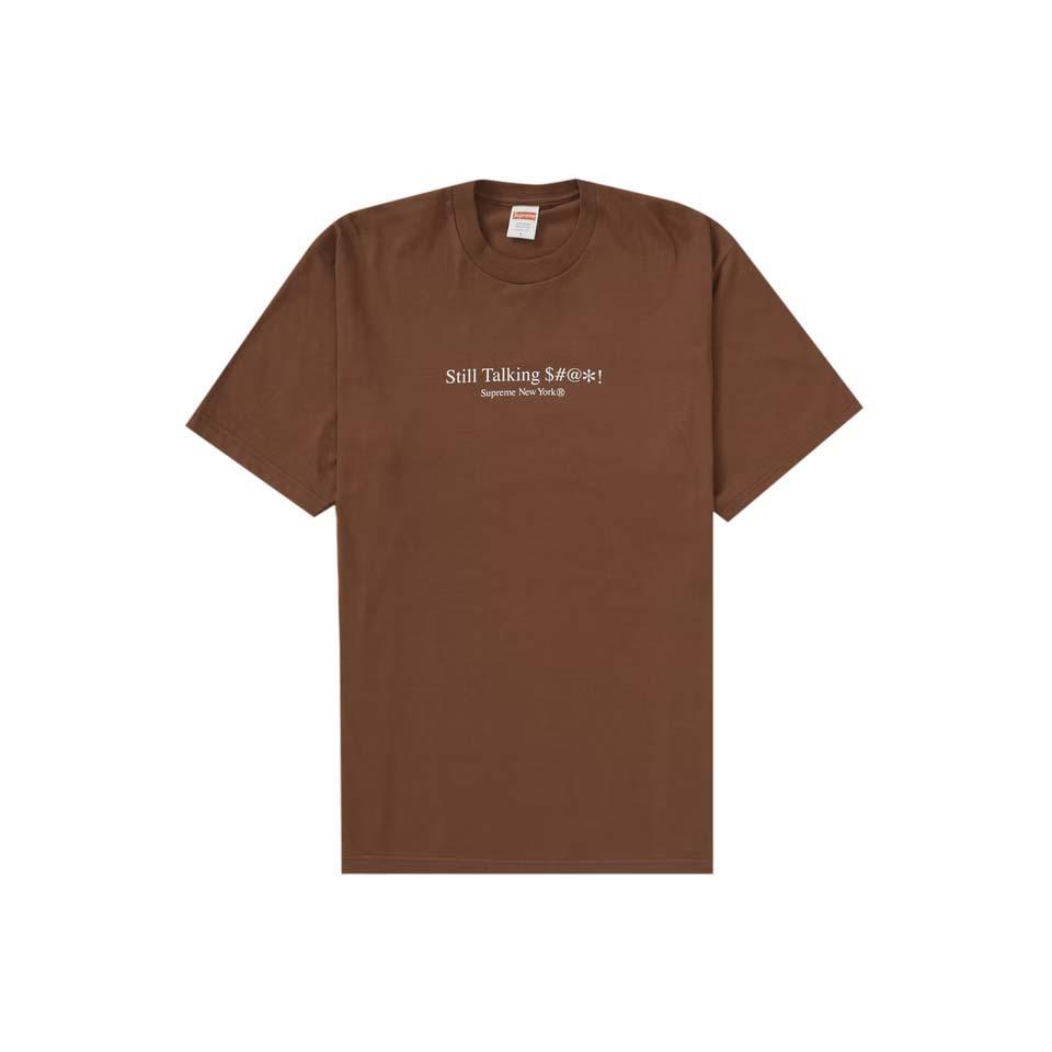 Brown Supreme Still Talking T Shirts | Supreme 436IS